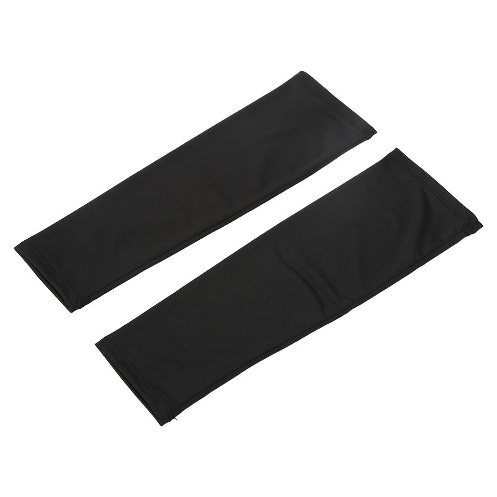 Kühlende Sonnenschutz-Ärmel UV-Schutz Atmungsaktiv Hochelastisch Sommer-Armstulpen für Outdoor Schwarz