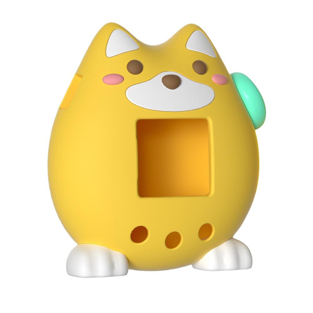 Silicone Protective Cover With Knob Cap Anti-Scratch Game Console Case Protector Cartoon Soft Shell For Tamagotchi Paradise