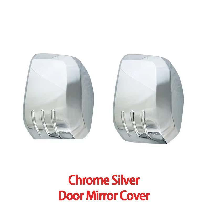 ABS Plastic Chrome Door Mirror Covers Trim Car Accessories Car Stickers For Toyota Hiace Commuter     2024