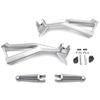 FootPegs Brackest Rear For Ducati Passenger 08 848,07-08 1098/S,10-11 1098/S Motorcycle Parts Silver