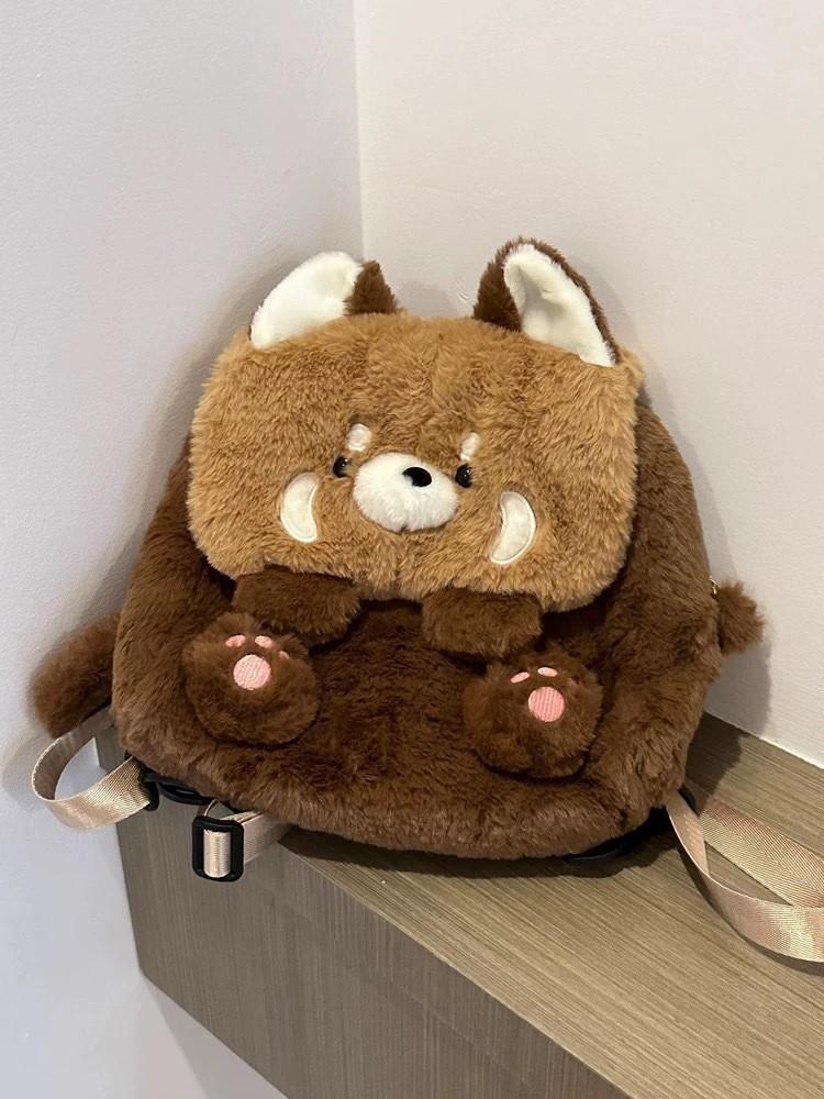 Zootopia Nick Judy Cartoon Plush Backpack For Kids And Teens Raccoon