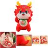 2024 Lucky Red Dragon Plush Toy Mascot Long-lasting And Soft Perfect For Chinese New Year Celebrations And Gifts" Characters)