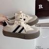 Dexun 2023 Women's Retro White Casual Sports Shoes - Thick-Soled Forrest Gump Style for Spring & Autumn