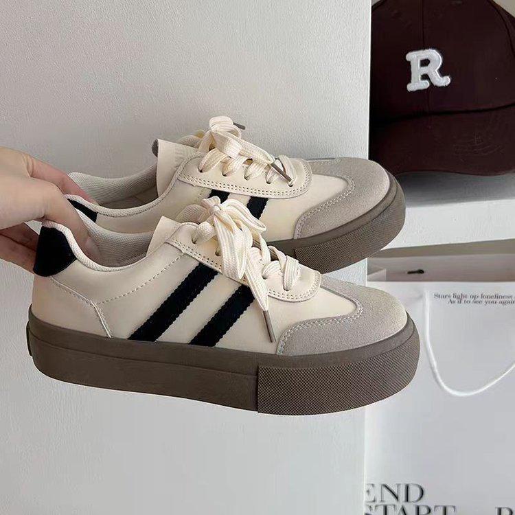 

Dexun 2023 Women s Retro White Casual Sports Shoes - Thick-Soled Forrest Gump Style for Spring & Autumn Size 38