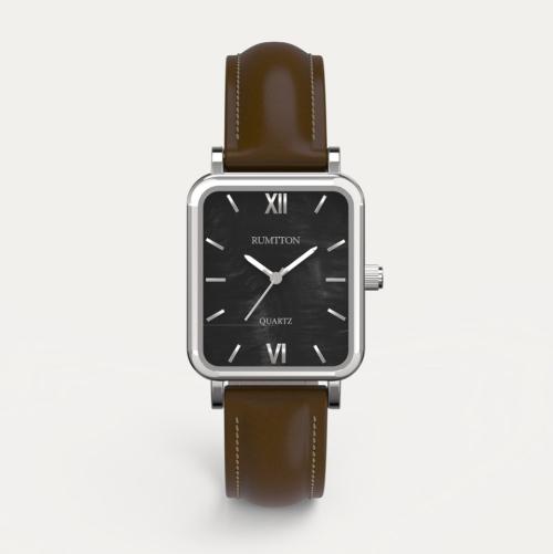 

[LUMTEN] LUMTEN Men s Mother of Pearl Leather Wristwatch HARBOR One Size