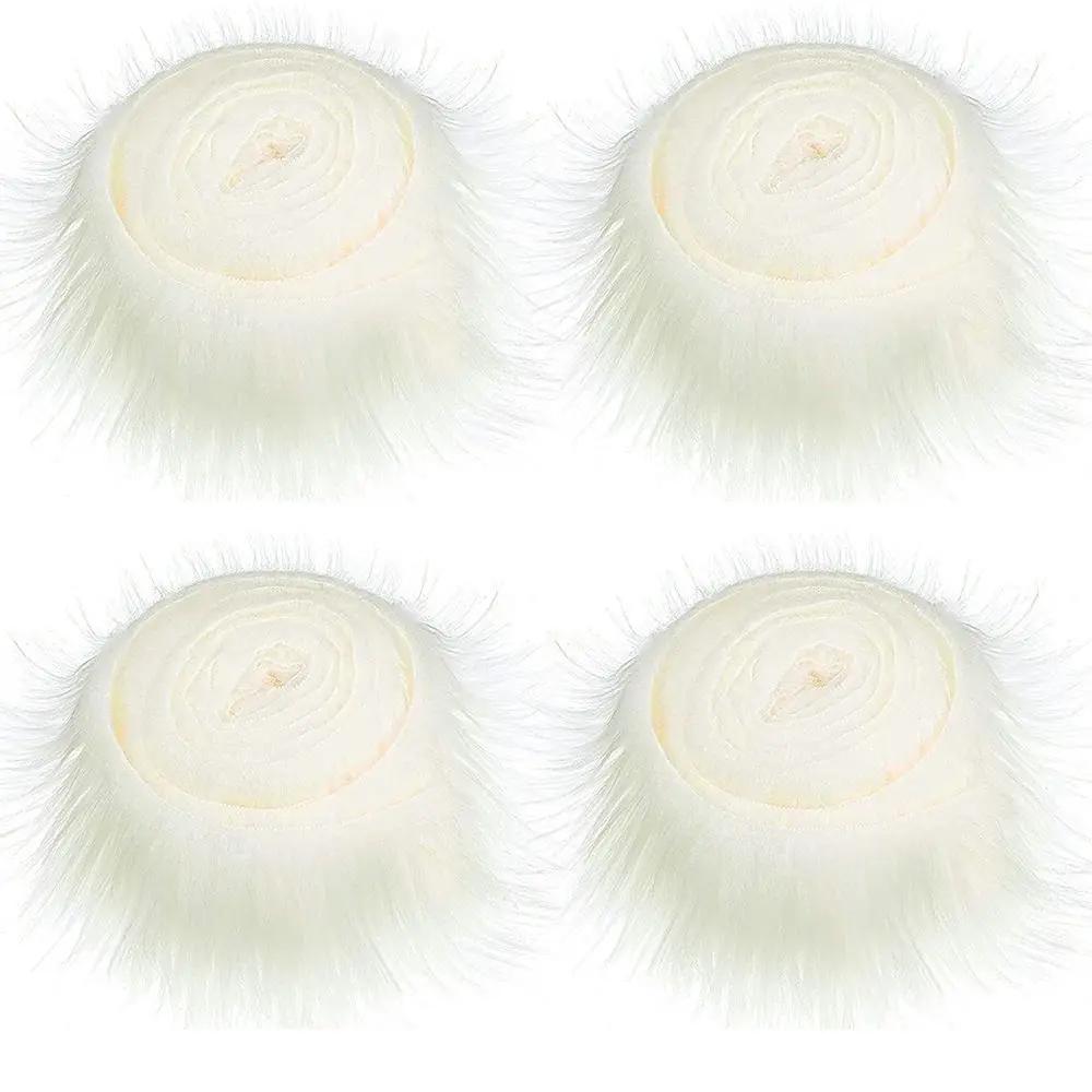 1Pc 9CM*1.5M Soft Apparel Sewing Fluffy Trimming Faux Fur Ribbon Tapes Plush Fur Stripe Long Plush Fur Fabric Trim Fabric Roll