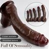 Extra Large Realistic Dildo – 5 Sizes Up To 33cm, Soft Liquid Silicone Penis Toy with Strong Suction Cup, Female & Couple Sex Toy