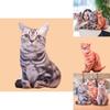 Cat Simulation 3d Plush Stuffed Toy Animal Doll Room Decoration Birthday Gift