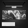 Black Gray Line Cloud Art Desk Mat Gaming Mouse Pad Large Mousepad Gamer Accessories XXL PC Computer Keyboard Extended Pad