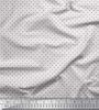 Soimoi Japan Crepe Satin Fabric Check Shirting Print Fabric by Metre 42 Inch