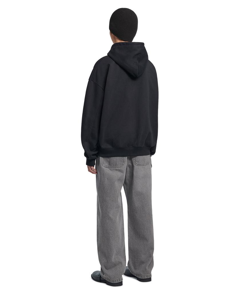 Nomaenyueol Straight Wide Denim Pants - Gray