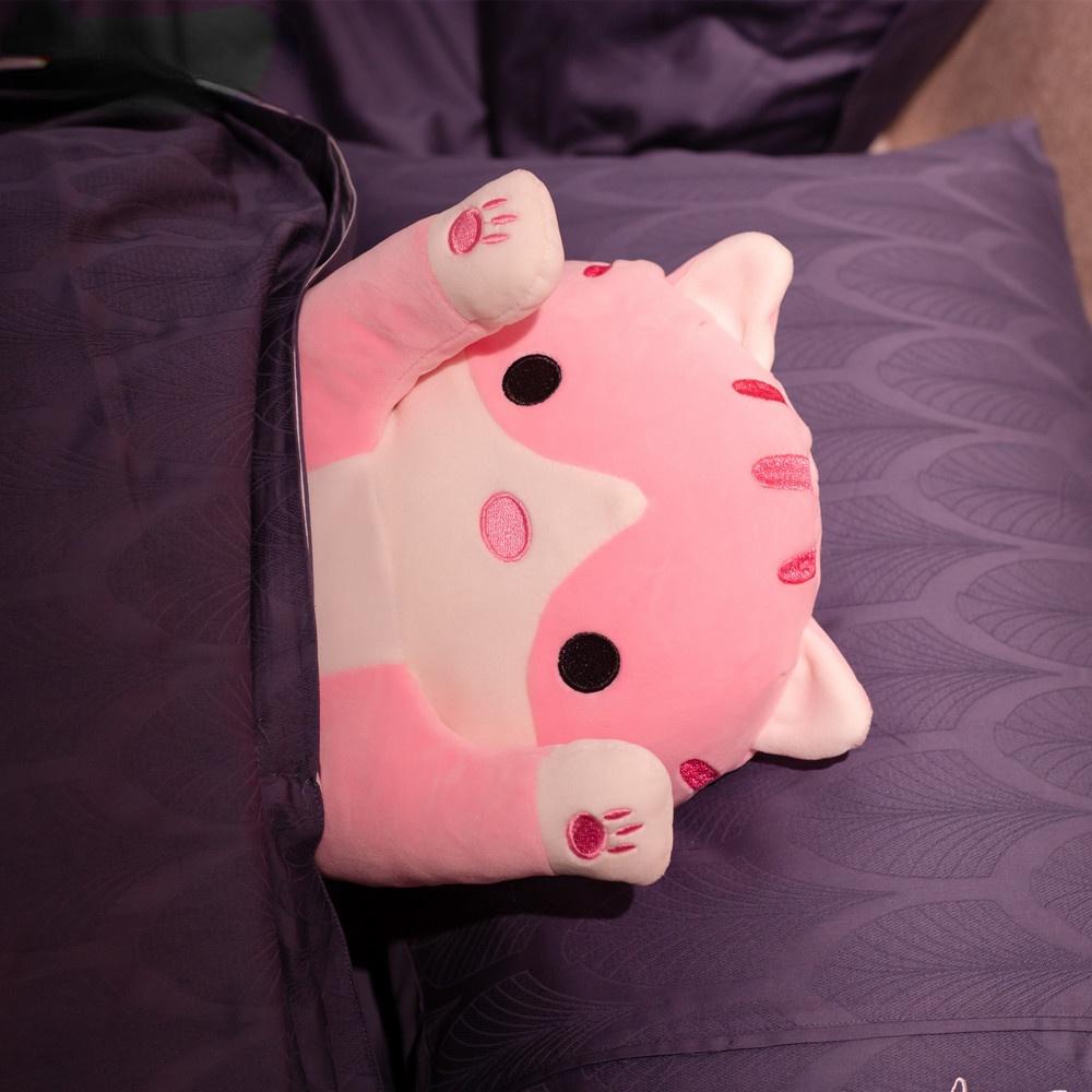 Gato Almohada De Peluche Juguete Lindo Suave Pink 110cm Gato Almohada De Peluche Juguete Lindo Suave Pink 110cm