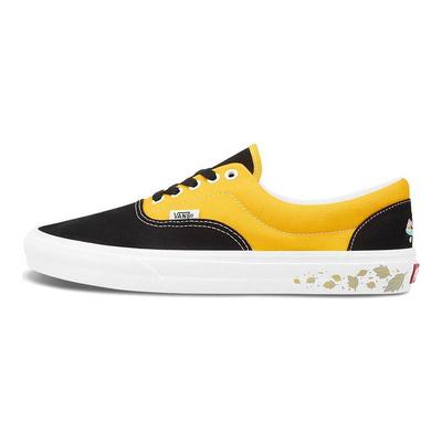 Zapatillas de Skate de Caña Baja Zapatillas Unisex Negro Amarillo VN0A4U39069