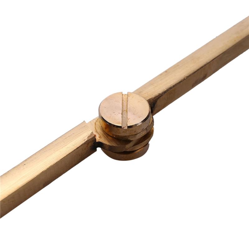 

A96I-4 Pcs 168Mm Nautical Chart Straight Divider Solid Brass Marine Dividing Tool No Rust For Architects Marine Navigation золотистий