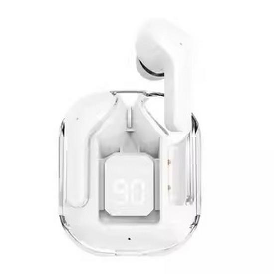 New Transparent Bluetooth In-Ear Earphones with Noise Cancelling, Superior Sound Quality, Stylish Design & Digital Display for E-Sports