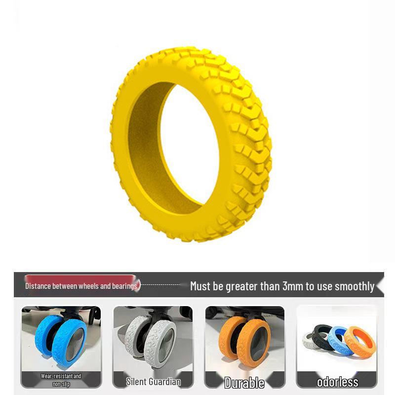 

Универсальный силиконовый чехол для колес чемодана - Бесшумная и защитная замена