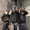 American Y2K Graphic Zip-Up Hoodie With Faux Fur Trim Streetwear Sweatshirt Teens Youth