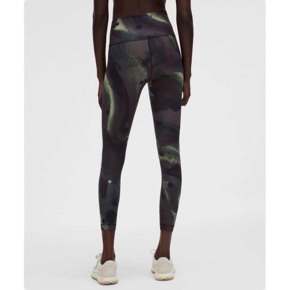 Lululemon Wunder Train High Rise Tight 25  Ink Islands Burnside Multi