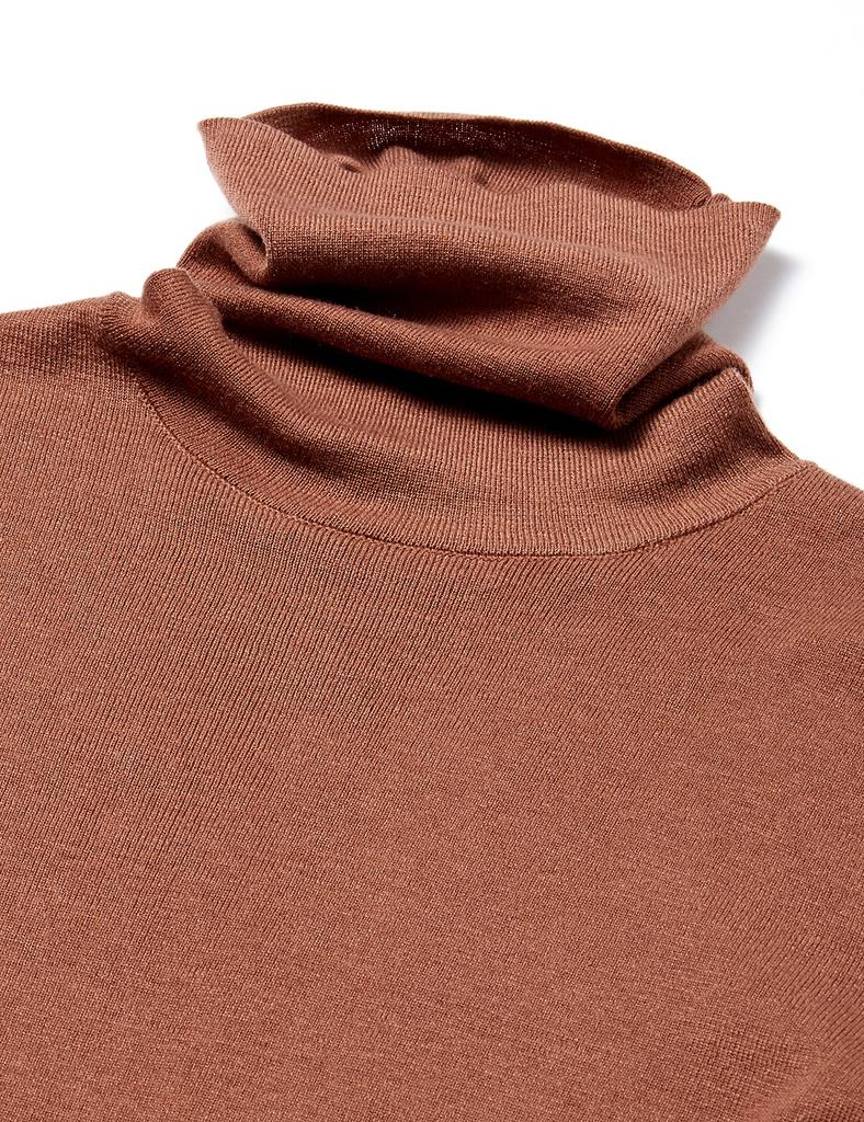 Mila Owen Turtleneck Knit Size 0 to Japanese size Low-Waist Dress, 09WNO195098, Women's, LBRW, (equivalent 7)