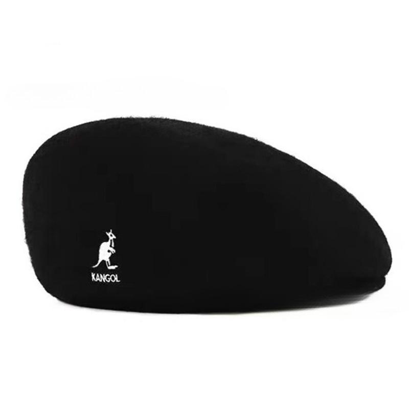 7Colors Forward Hat Imitation Wool Kangaroo Beret Embroidered Beret Cap