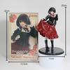 19cm DATE ALIVE IV Anime Figure Kawaii Kurumi Tokisaki Action Figure Red Dress Beautiful Girl Collection Model Doll Toy Gifts