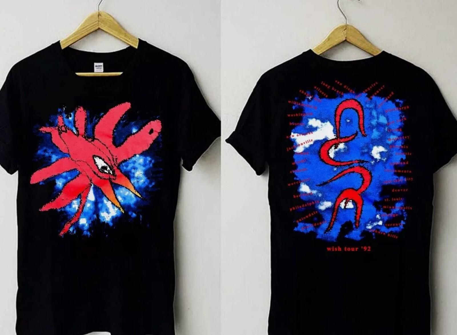 The Cure Wish Tour  92 T-Shirt The Cure Tour 1992 T-Shirt S