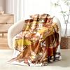 Attack On Titan Blanket Flannel Blanket Soft Cozy Plush Throw for Sofa Bed Lightweight Home Decor