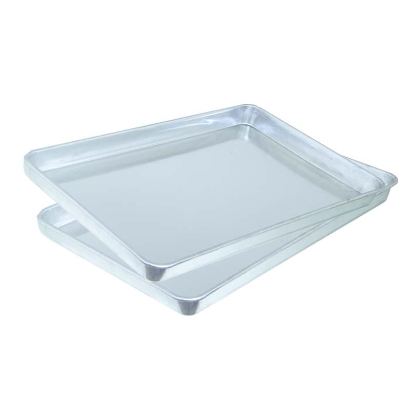 Aluminum Rectangular Baking Pan for Bread, Cake, and Mooncake - 60x40cm 