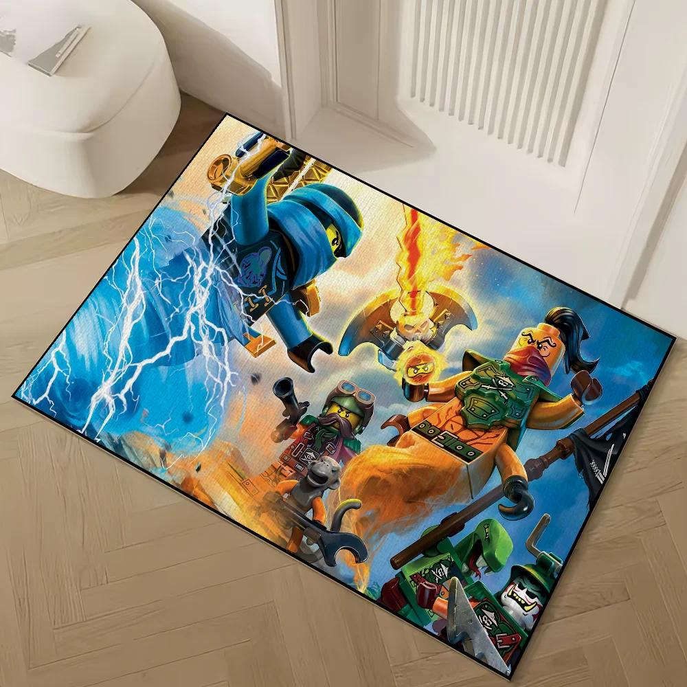 N-Ninjago-Funny Door Mat Welcome Non-slip Floor Bedroom Kitchen Bath Balcony Hallway Rug Home Decoration Carpet