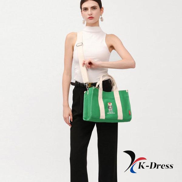 RaelaBear Korea Canvas Shoulder Tote Cross Bag