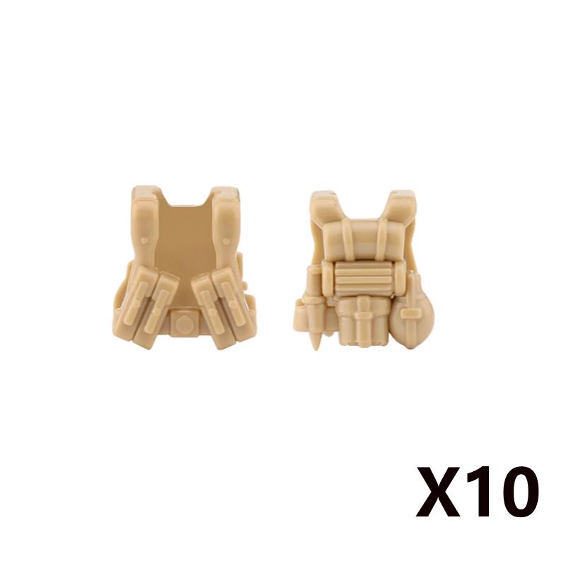 Military Weapons Accessories Building Blocks Russian Special Forces AK Rifles Tactical Bulletproof Vests Equipments Bricks Toys