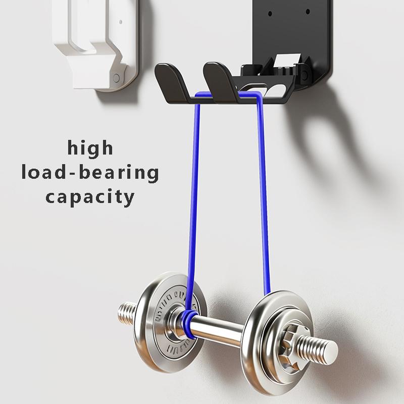 Foldable Wall Hook Wall-mounted Organizer With Sticky Pad Self Adhesive GamePad Headset Holder Space-Saving Handbag Organization