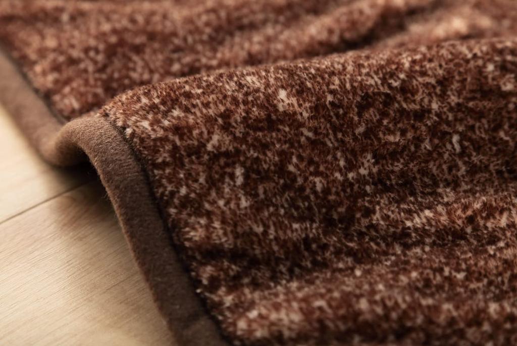 IKEHIKO Kotatsu Comforter, Spat, Space-Saving, Approx. 200 x 200 cm, Brown, Square, Single Item, Solid Color, Simple, Functional #6829839