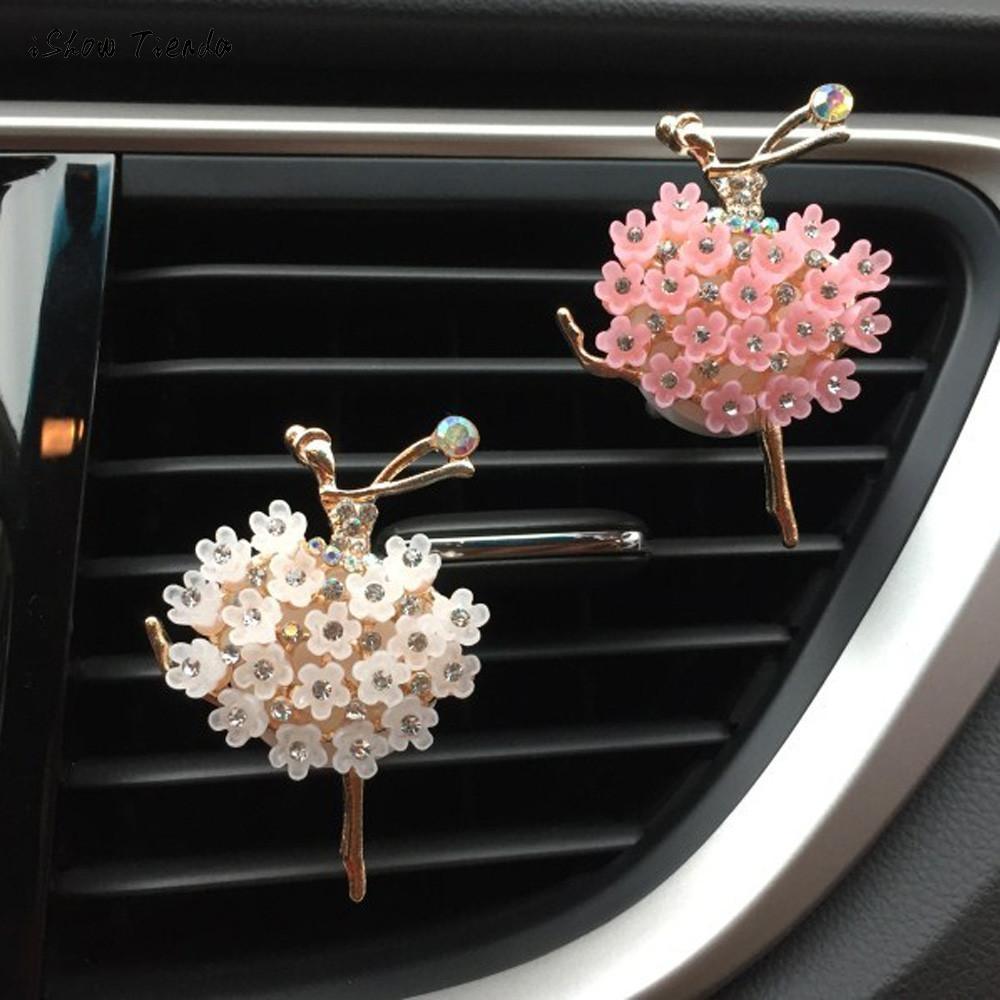 Car-Styling Hot Selling Car Loving Gift Air Outlet Fragrant Perfume Ballet Girl Freshener Diffuser
