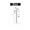 Cartoon Children's Height Measure Wall Sticker Cartoon Growth Chart Baby Room Wall Sticker Home Decoration Acrylic Wall Sticker