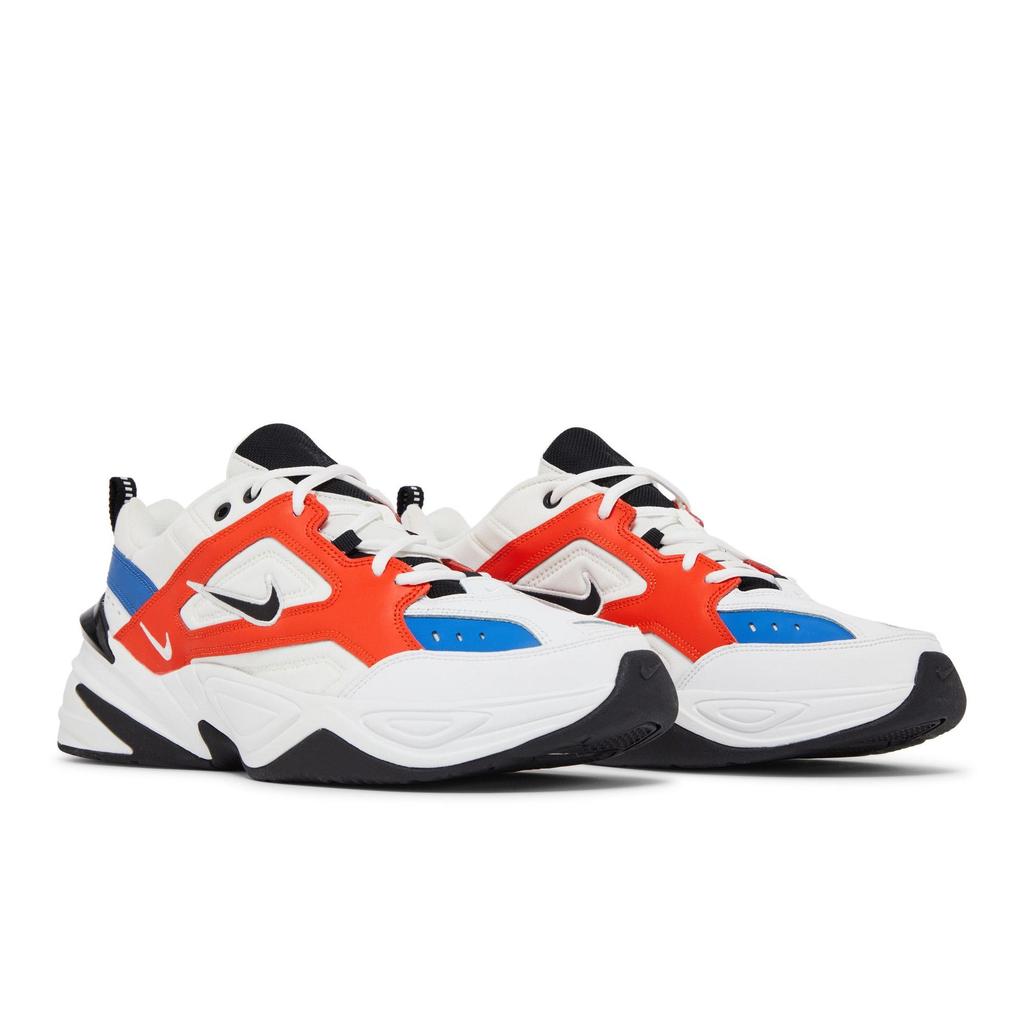 Nike M2K Tekno 'Summit White' (Unisex) Summit White / Black-Team Orange Chunky Sneakers AV4789 100