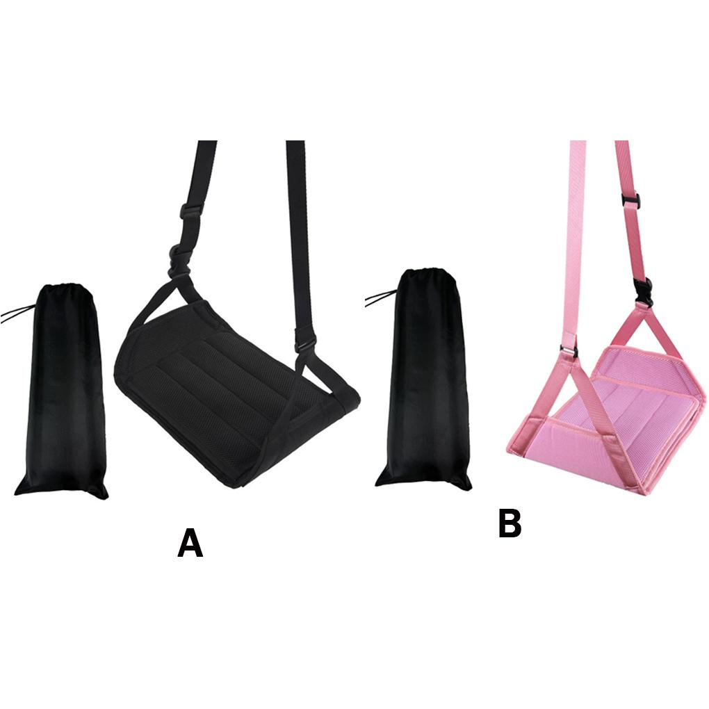 Portable Hanging Foot Hammock Plane Essentials For Long Haul Flights Under Desk Foot Rest