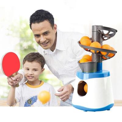 Small Portable Table Tennis Exerciser Kids Table Tennis Practicing Device Automatic Serve PingPong Machine