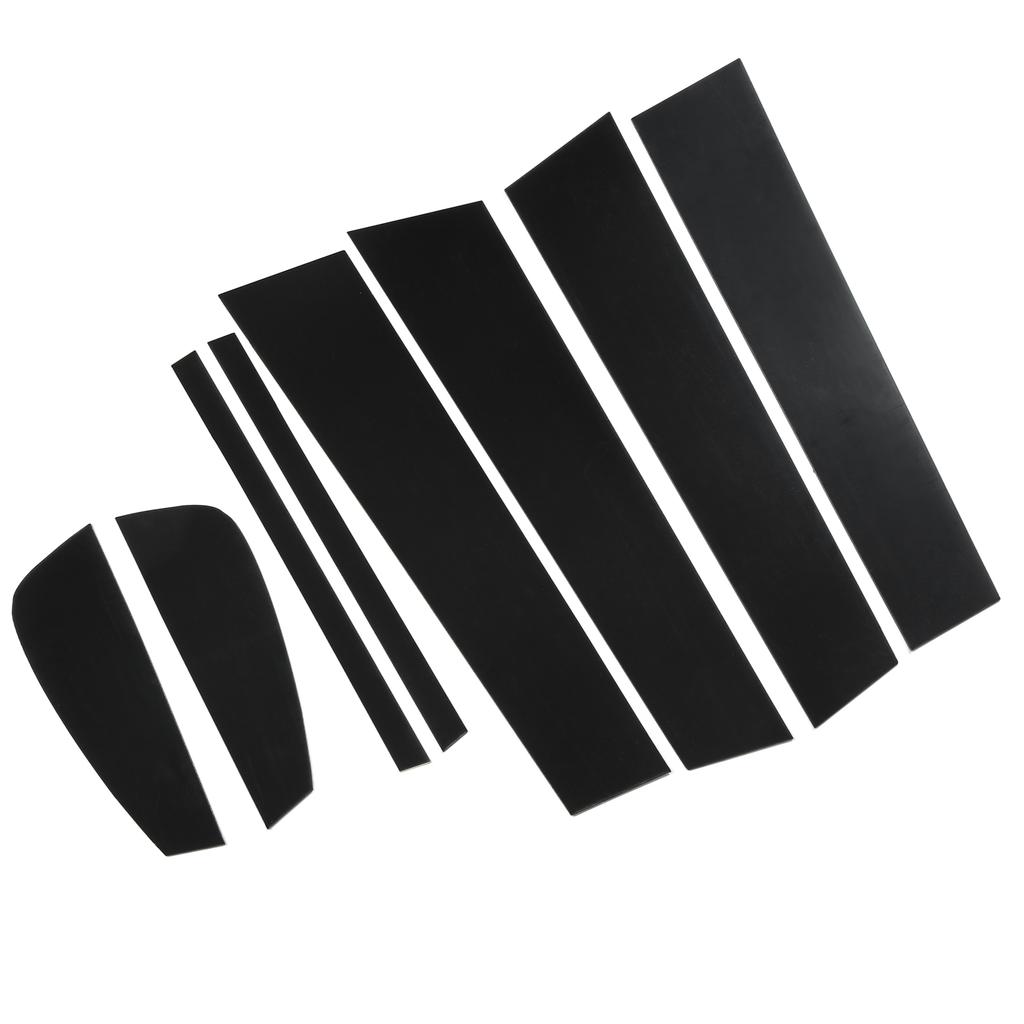 8 Pcs Pillar Posts Door Trim Glossy Black Exterior Window Decal for Cruze Hatchback 2012?2015
