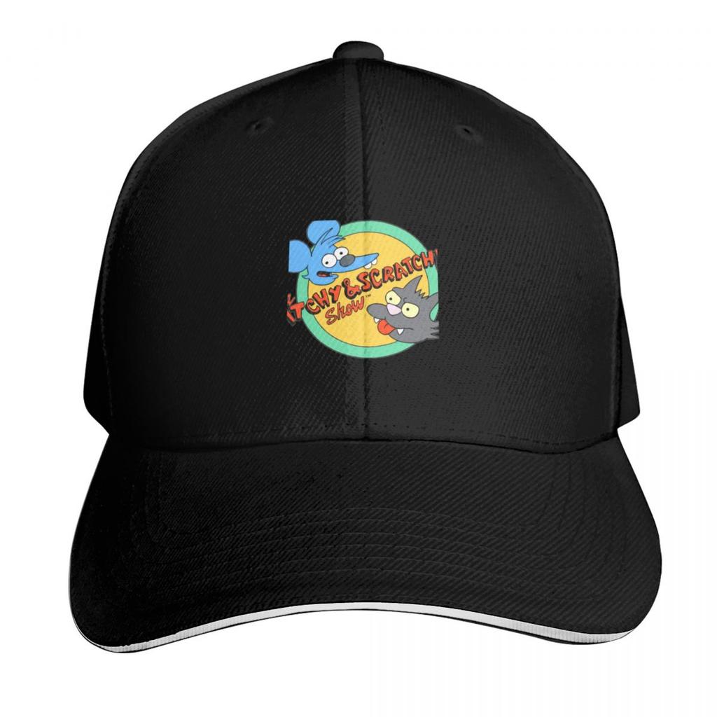 The Itchy and scratchy Cartoons Baseball Cap Sunhat Luxury Hat fishing caps Unisex Anime Womens Unisexs