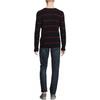Polo Ralph Lauren FW23 Crew Neck Striped Logo Long Sleeve Knit Sweater Men Sweater Black 710917407-001