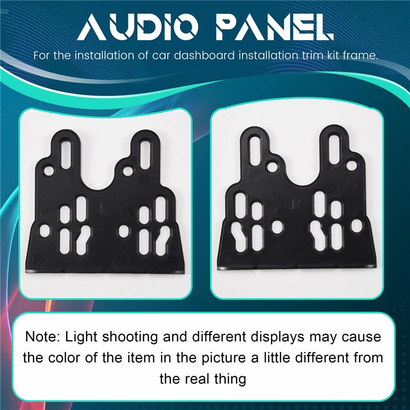 Double Din Car Radio Fascia Trim Kit Install Frame DVD Panel Stereo Interface For TUCSON IX35 2010+ 178X102mm