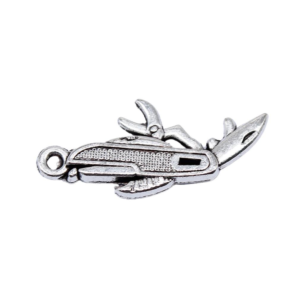 Hammer Charms Multi Color Alloy Pendants For Tool & Construction Themed Jewelry