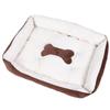 Bone Coffee Beige Four Seasons Soft Warm Pet Bed Mat Comfortable Pad Cushion Supplies for Cats Dogs
