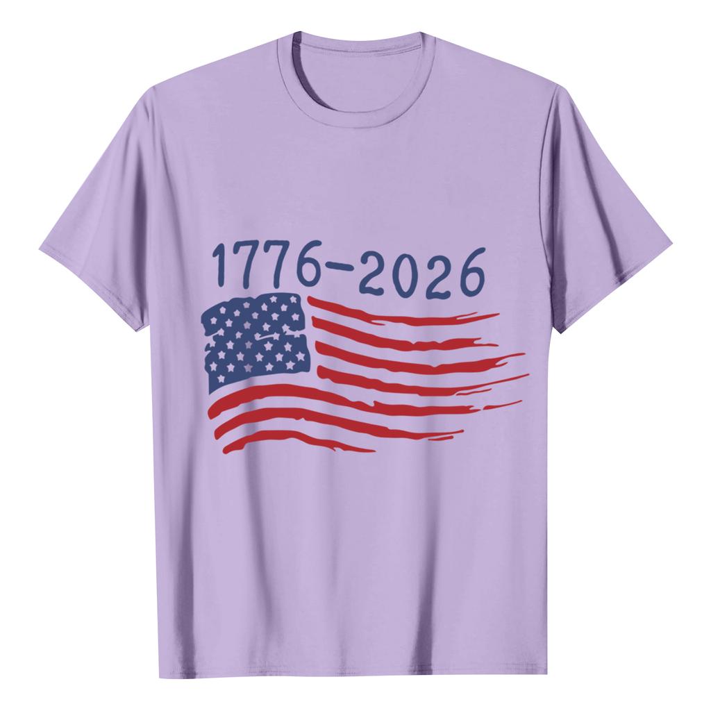 Women's Casual Letter Print Short-sleeved Top T-shirt