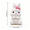 Cute Rabbit Night Light,Touch-Control Dimming,Timed Bedside Lamp,Ideal for Home Decor,Best Birthday/Holiday gifts,Easter Gift