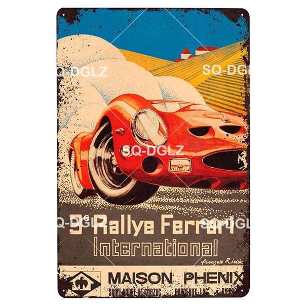 Brooklands Plaque Metal Sign Vintage Bar Decor Tin Sign Vintage Pub Bar Decor Metal Metalen Borden Racing Poster Plate