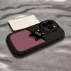Question Mark Cat Is Suitable for Apple 11promax Mobile Phone Case iPhone11Plus Cute Cartoon Puff Case.