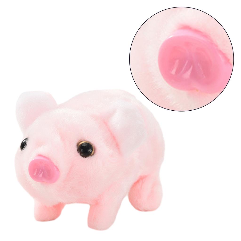 Stuffed Animal Oinking Walking Pig Nose Twitching Electric Plush Toy Great Gifts for Toddlers Boys Girls Kids