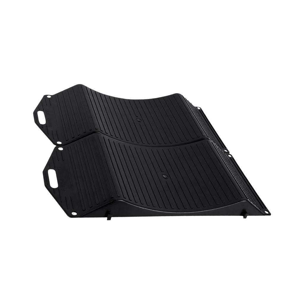 Small And Easy To Transport Tire Ramps Pack Of 2 Designed For Simple Storage Featuring Anti Slip Coating